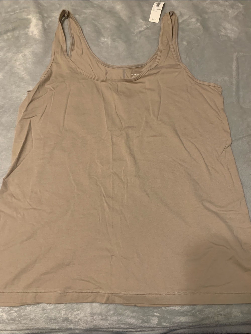 Basic Scoop Neck Tank Top - Beige xl old navy